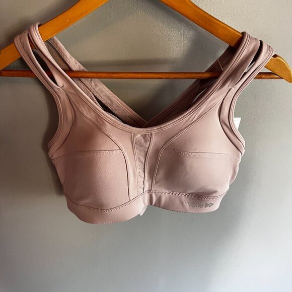 Yvette Sports Bra Pink High Impact M+ New with Tags - Picture 2 of 8